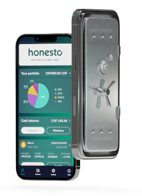 Honesto the Swiss crypto App screenshot